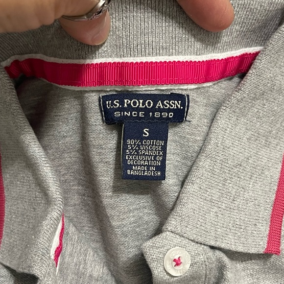 NWT Women’s Size Small U.S. POLO ASSN Short-sleeve Polo Shirt Logo Embroidered - Picture 10 of 13
